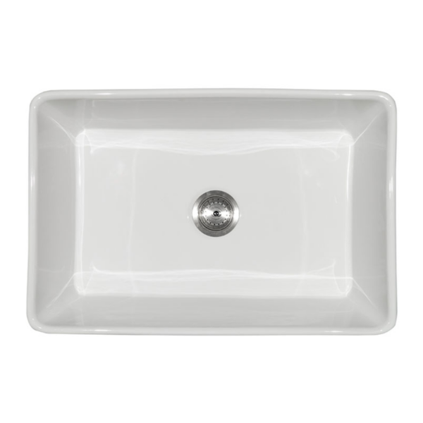 Fireclay Farmhouse White Single Bowl Sink