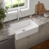 Fireclay Farmhouse White Single Bowl Sink
