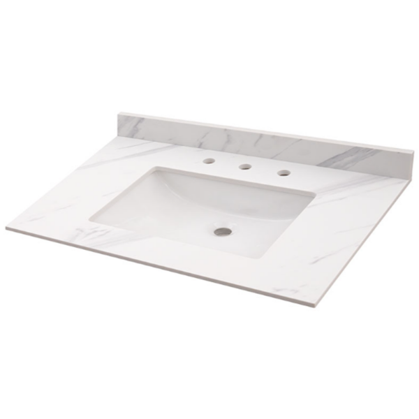 CALACATTA NOWY ENG MARBLE 49X22 SQ BOWL