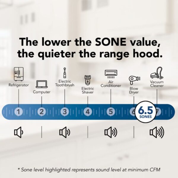 30" Convertible 230 Max Blower CFM Black Range Hood