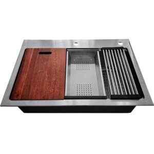 Work Station Single Sink