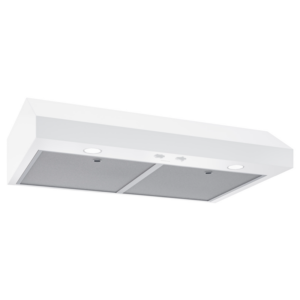 36" Glacier 350 MAX Blower CFM 1.5 Sones White Range Hood