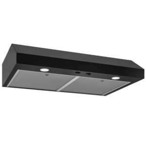 42" Glacier 350 MAX Blower CFM 1.5 Sones Black Range Hood