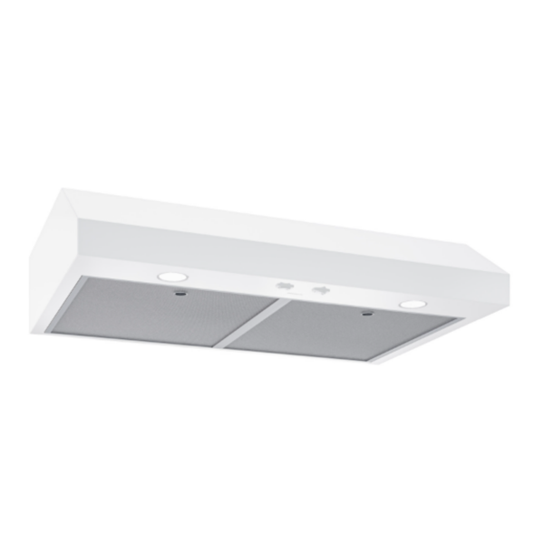 30" Energy Star 350 Max Blower CFM White Range Hood