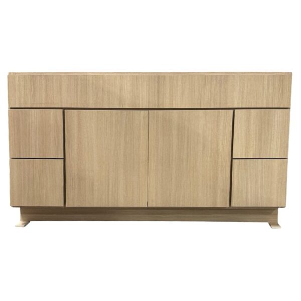 Flat Sand Barbera 60 in. x 21 in. Vanity Cabinet Without Top