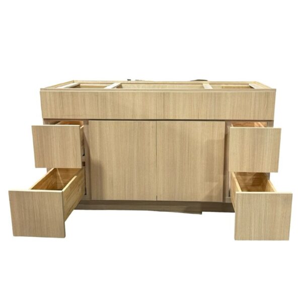 Flat Sand Barbera 60 in. x 21 in. Vanity Cabinet Without Top