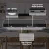 30" Energy Star 350 Max Blower CFM Black Range Hood