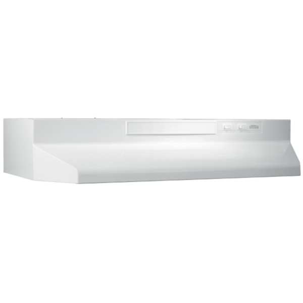 30" Convertible 230 Max Blower CFM White on White Range Hood