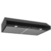 36" Glacier 350 MAX Blower CFM 1.5 Sones Black Range Hood