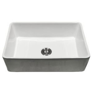 FIRECLAY FARMHOUSE WHITE SINGLE BOWL