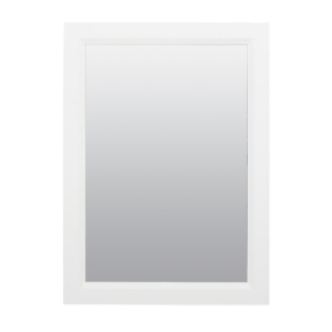 Zenna Home 16 in. × 22 in. White Framed Medicine Cabinet