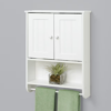Zenith Cottage 19in x 25in White Bathroom Wall Cabinet