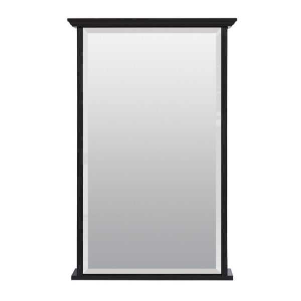 Zenna Home 16 in. × 25 in. Espresso Surface Mount Medicine Cabinet