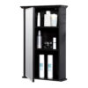 Zenna Home 16 in. × 25 in. Espresso Surface Mount Medicine Cabinet