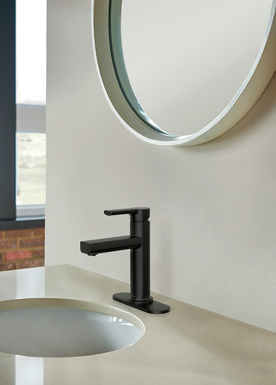 Rinza One-handle Black Bathroom Sink Faucet