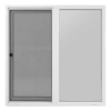 4000 Series 24"x24" Vinyl Slider Low-E Window