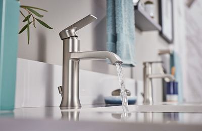 Moen Genta Brushed Nickle One-Handle Bathroom Faucet