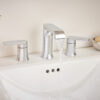 Moen Genta Brushed Nickle Two-Handle Bathroom Faucet