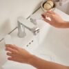 Moen Genta Brushed Nickle Two-Handle Bathroom Faucet