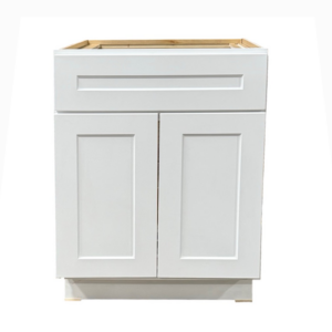 Shaker White 24 in. x 21 in. Vanity Cabinet Without Top