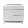 Shaker White 36 in. x 21 in. Vanity Cabinet Without Top