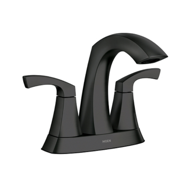 Moen Lindor Two-Handle Centerset Bathroom Sink Faucet