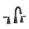 Moen Banbury Black Two-Handle Widespread Bathroom Sink Faucet