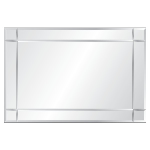 24 in. x 36 in. Beveled Wall Mirror