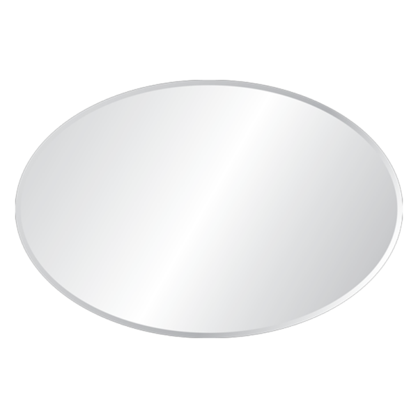 24 in. X 36 in. x 1 in. Beveled Edge Oval Mirror