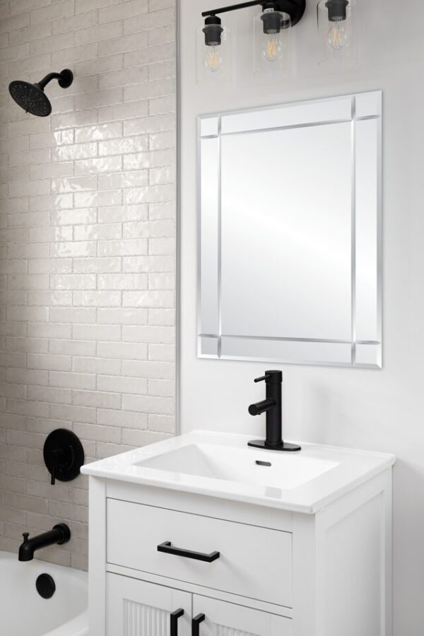 Mirror 24"x36 Engraved 1/2" Bev