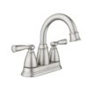 Moen Banbury Two-Handle Centerset Bathroom Faucet In Brushed Nickel