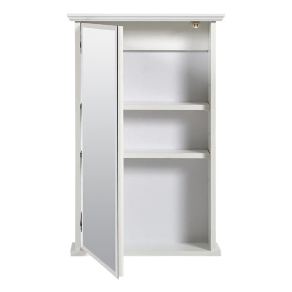 Zenna Home 16 in. × 25 in. White Surface Mount Medicine Cabinet