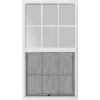 30"x48" Vinyl EZ Trim Clear Low-E Single Hung Window with Grid