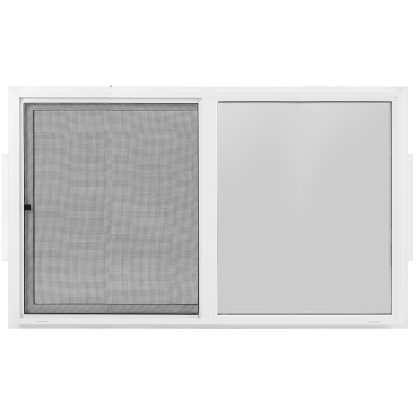 36"x24" Vinyl Slider Low-E Obscure Tempered Glass Window