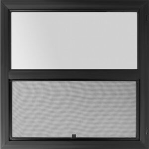 36"x36" Black Vinyl EZ Trim Ultra Low-E Single Hung Window