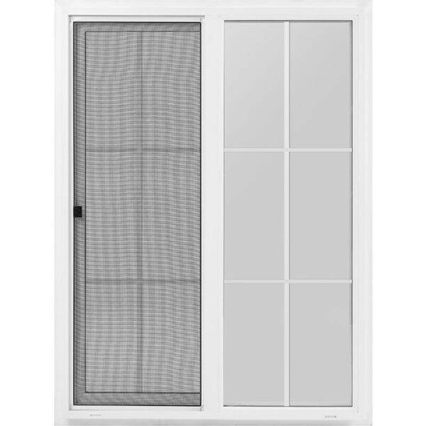 36"x48" Vinyl EZ Trim Clear Low-E Window with Grid