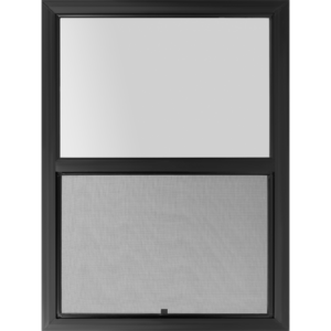 36"x48" Black Vinyl EZ Trim Ultra Low-E Single Hung Window