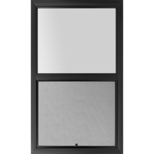 36"x60" Black Vinyl EZ Trim Ultra Low-E Single Hung Window