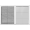 48"x36" Vinyl EZ Trim Clear Low-E Window with Grid