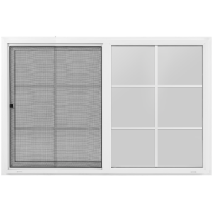 48"x36" Vinyl EZ Trim Clear Low-E Window with Grid