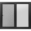 48"x42" Black Vinyl Ultra Low-E Window