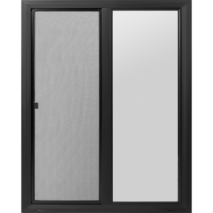 EZ TRIM PREM VINYL SLIDER ULTRA LOW-E 48"X60" BLACK EXT.