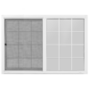 72"x48" Vinyl EZ Trim Clear Low-E Window with Grid