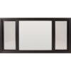 96"x48" 5000 Series Black Vinyl Double Slider Low-E Window