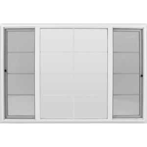 96"x48" Vinyl EZ Trim Clear Low-E Window with Grid