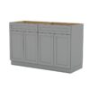 shaker gray factory assembled cabinets