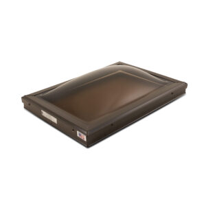 24" x 48" Double Dome Bronze Curb Mount Skylight