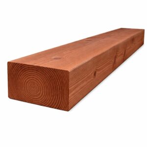 4" x 6" Red Pressure Treated