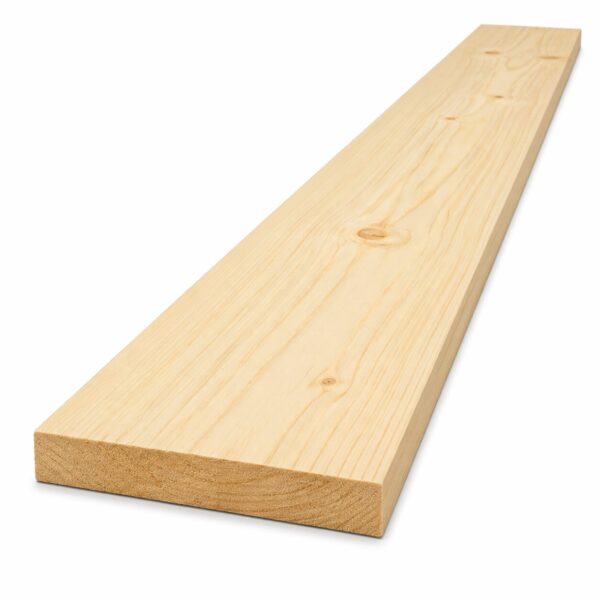 1" x 12" Pine KD S4S Kiln Dried Surfaced 4 Sides