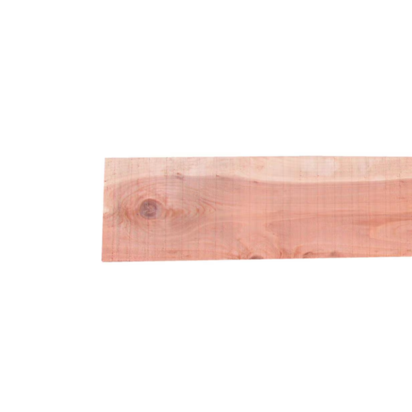 1 x 6 horizontal redwood fence board
